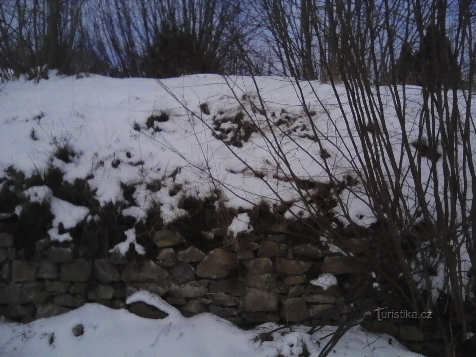 0. Zbytky tvrziště v Martinicích u Votic.