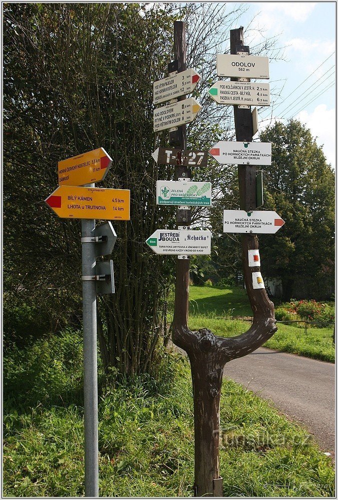 1-Rozcestník na Odolově