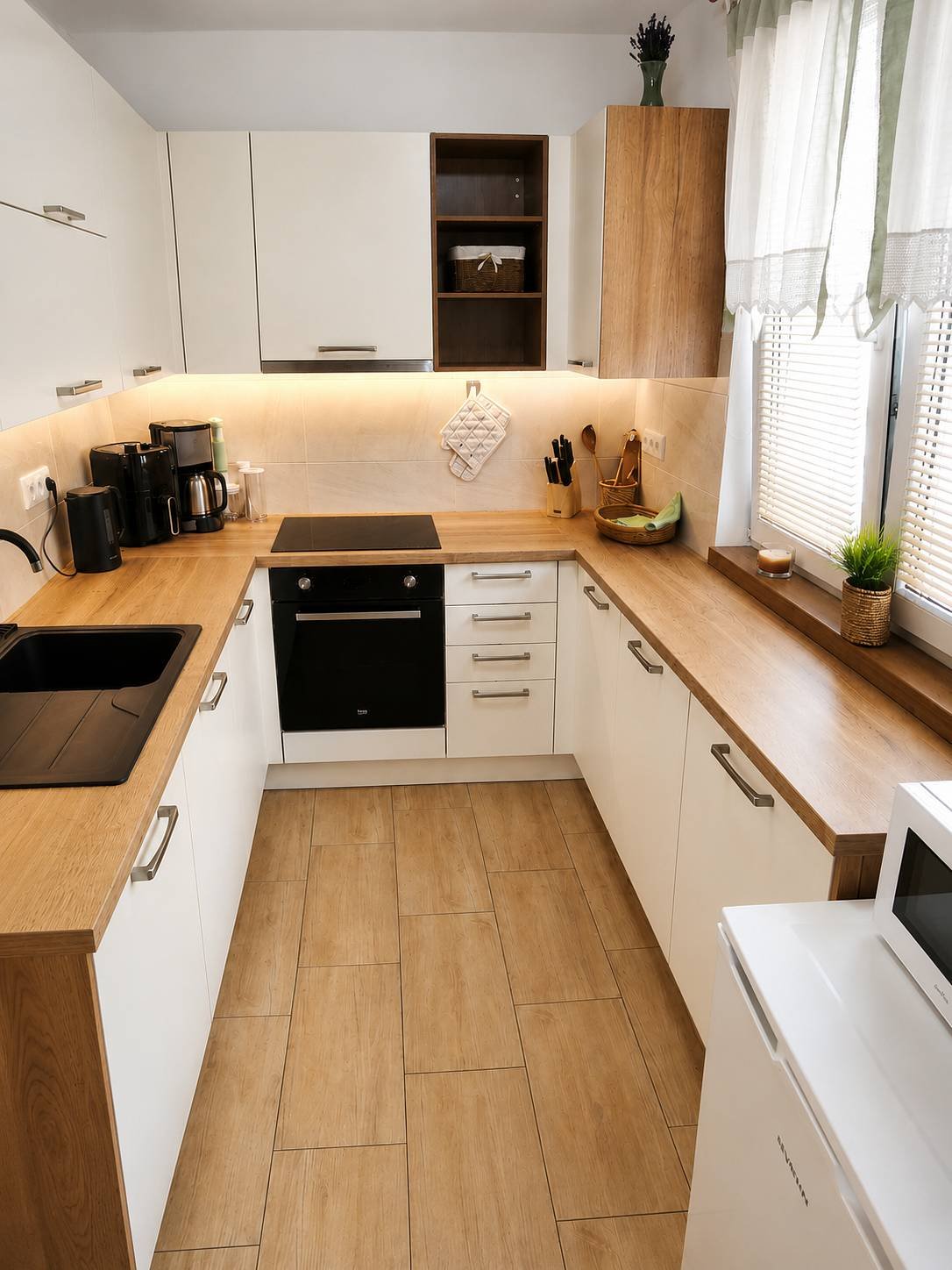 Apartmán Jako doma u Lipna - kuchyně