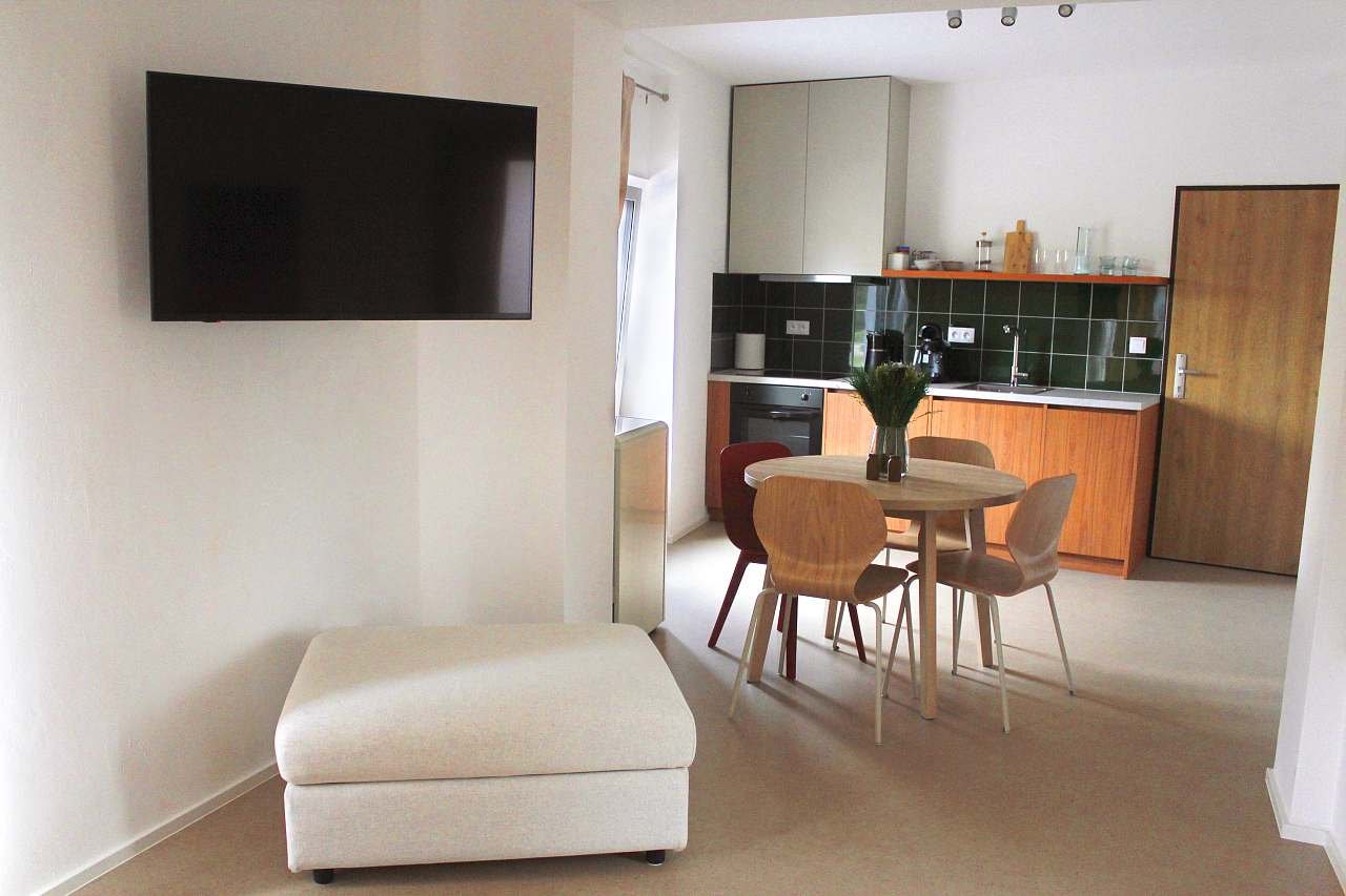 Apartmán Na Mýtě - Obývací pokoj