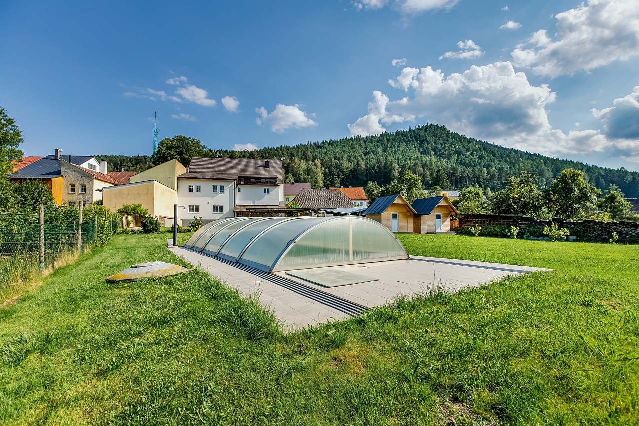 Apartmán Rejštejn - zahrada a bazén