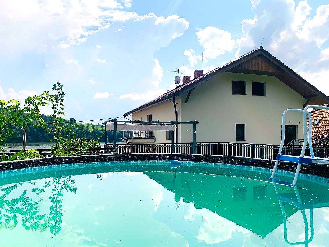 Apartmány s bazénem Slapy