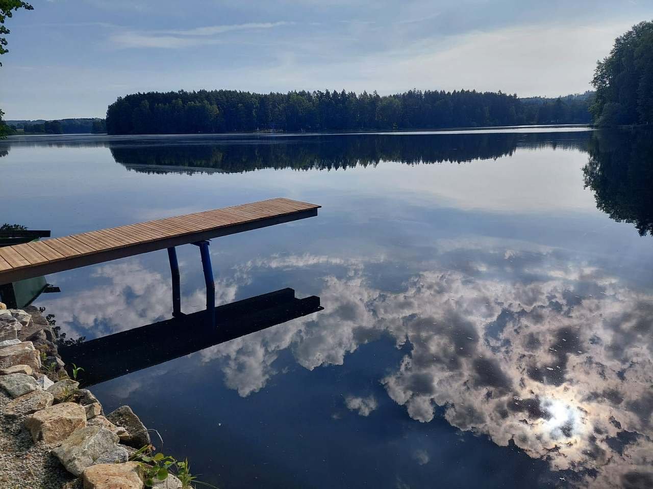 atmosféra rybníku Komorník