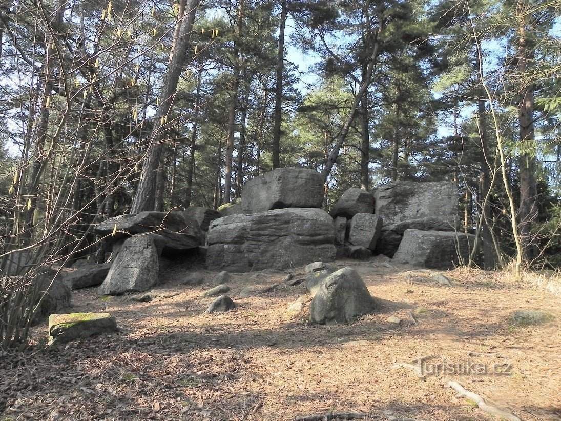 Boží kámen vrchol