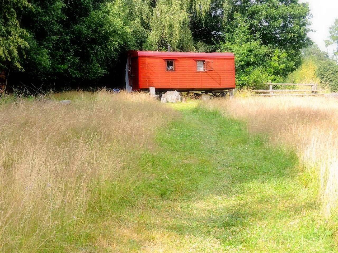 Cerven u nas, cas zabiho skrehotani na nedaleke tuni, vecerni volani chrastalu
