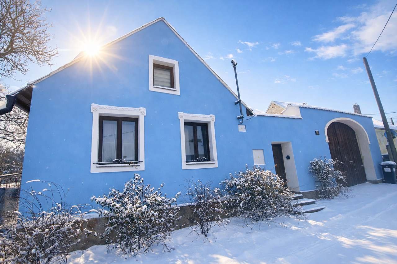 Chalupa Za Vraty v zimě