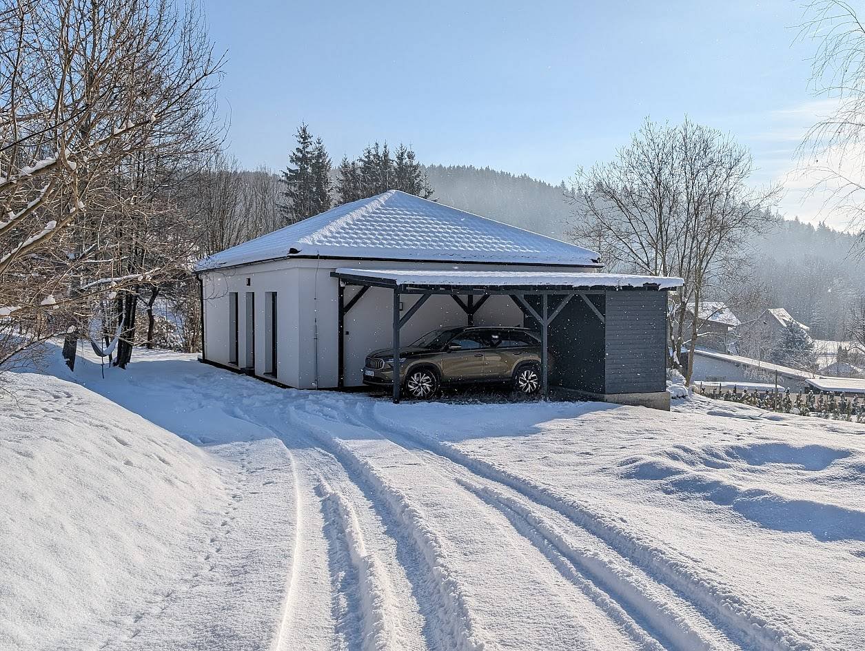 Chata Jizerská Pohoda - únor