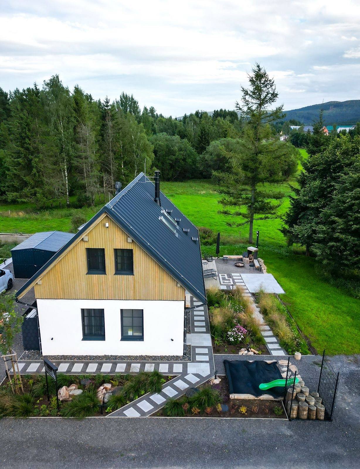 Chata Makronka v létě