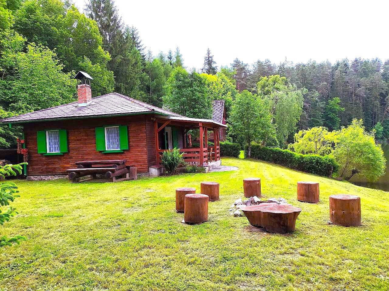 Chata u Lužnice ubytování Dobronice u Bechyně