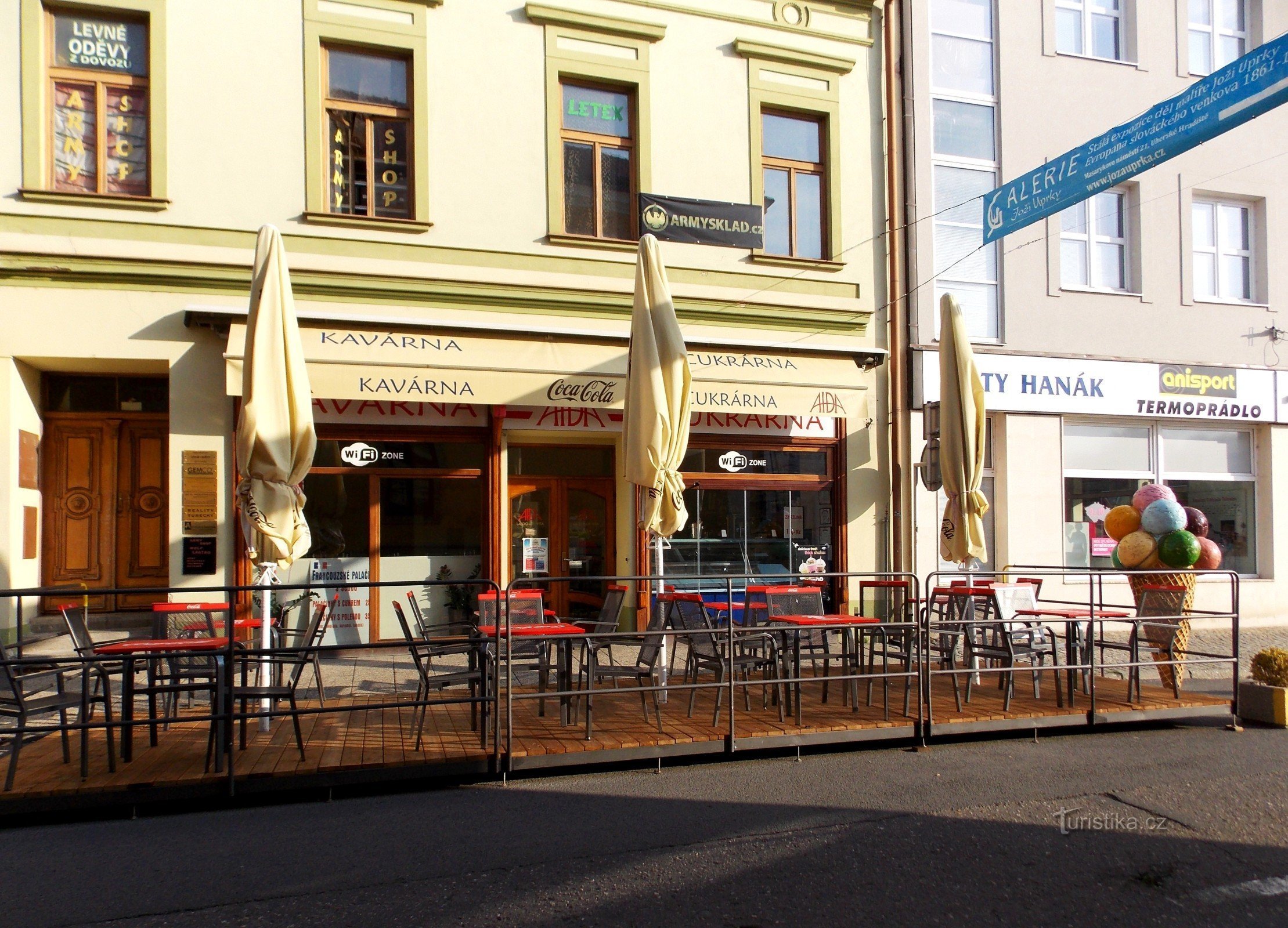 Cukrárna Aida v Uherském Hradišti