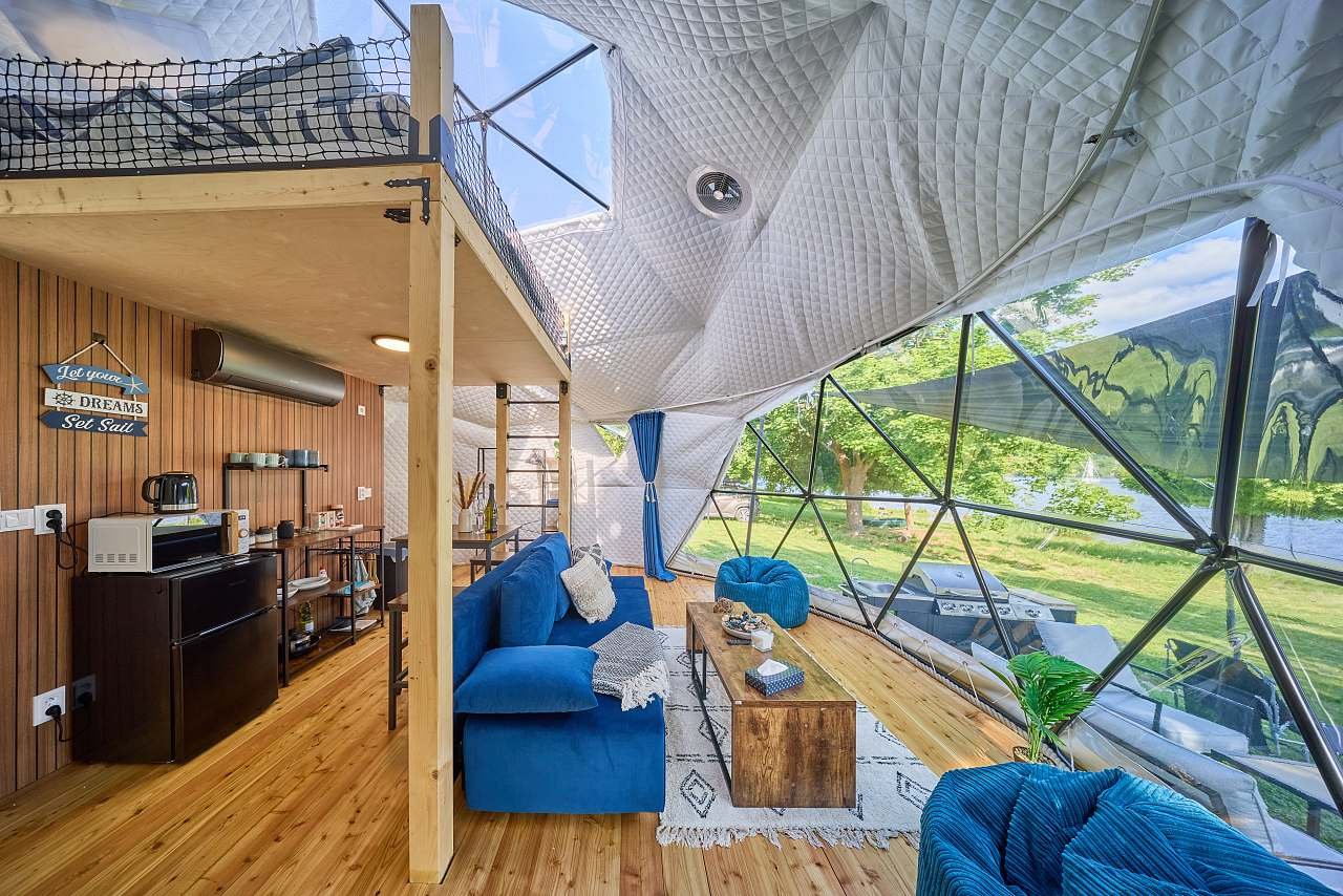 Glamping Slapy ubytování Ždáň