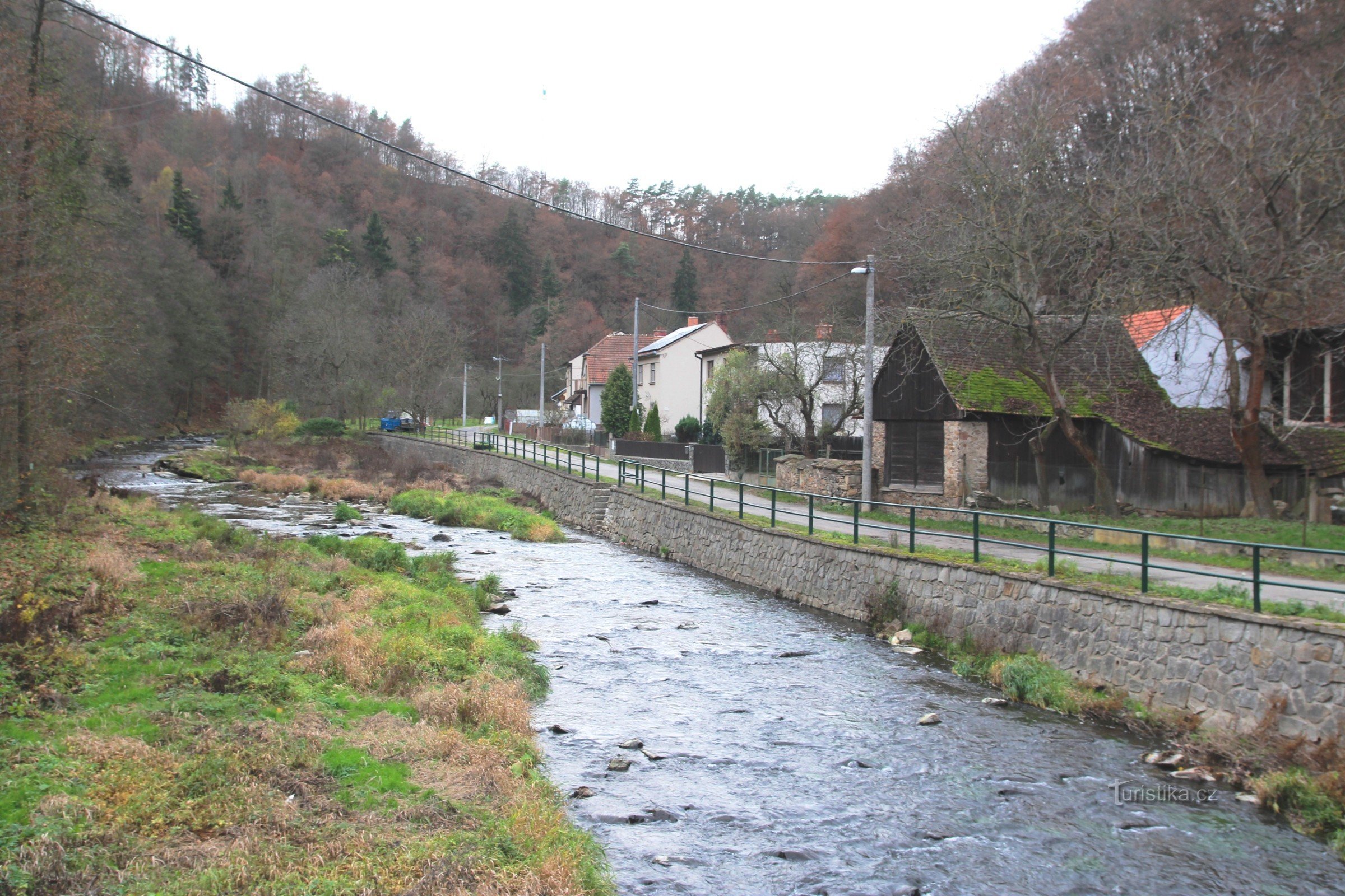 Horní část osady Nezihoří