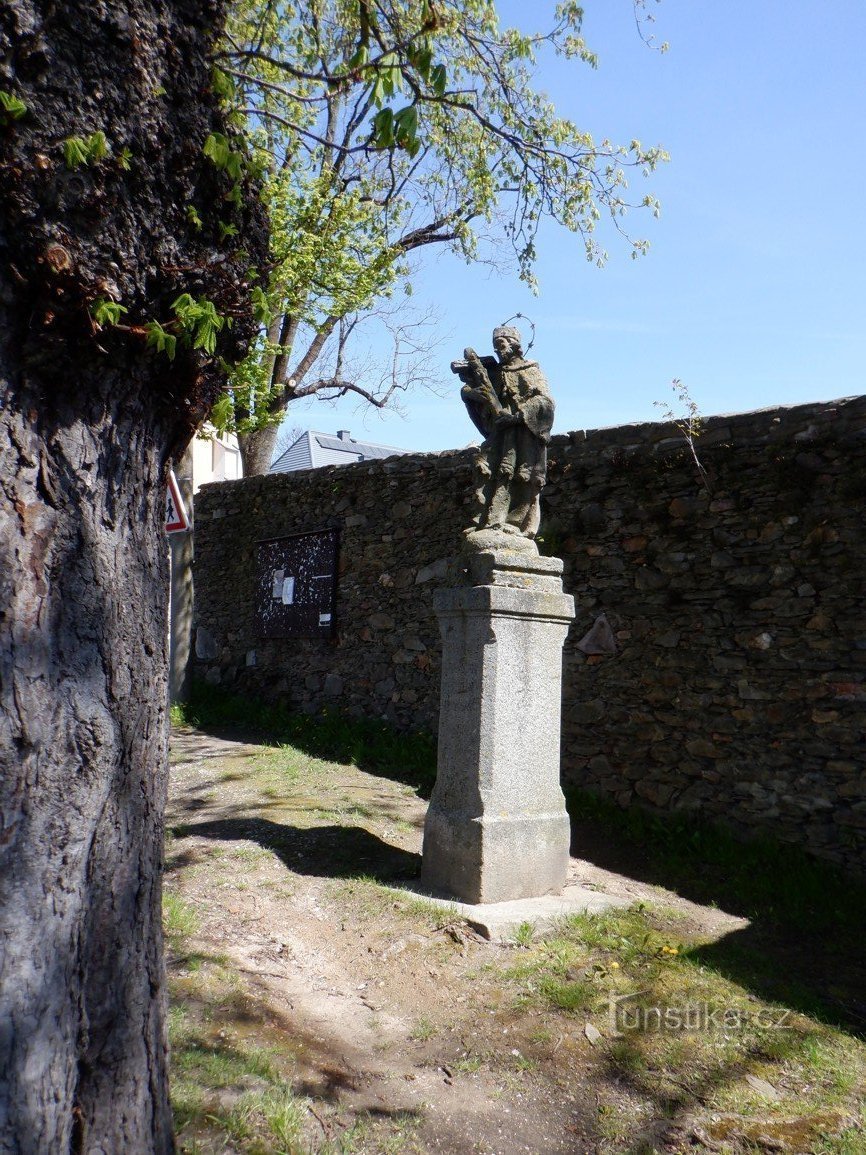 Jan Nepomucký v městysu Dešenice