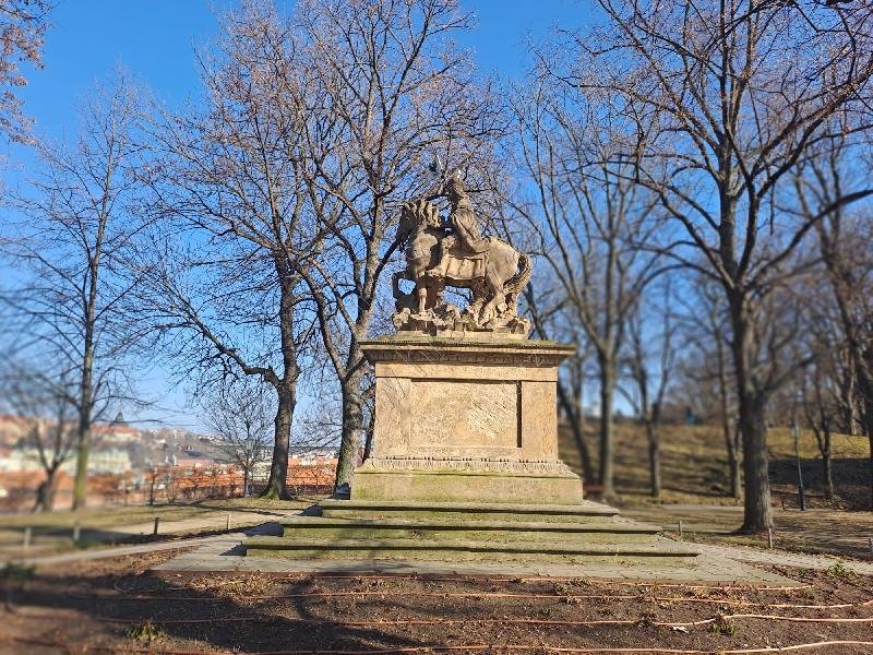 jezdecká socha sv. Václava