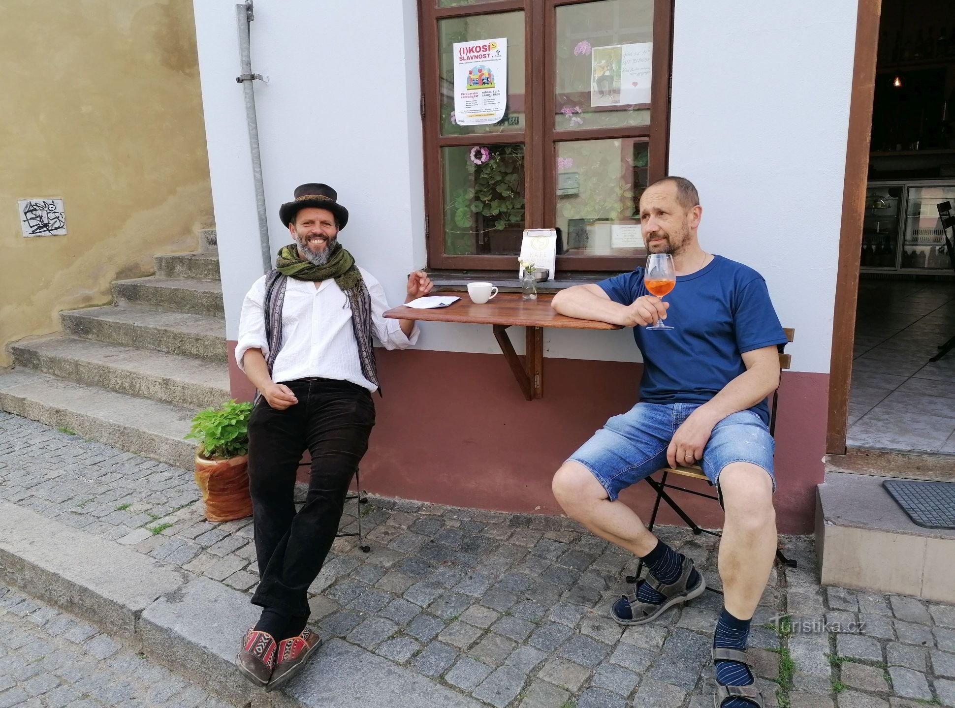 Kafé s duší v Plešivecké ulici v Českém Krumlově