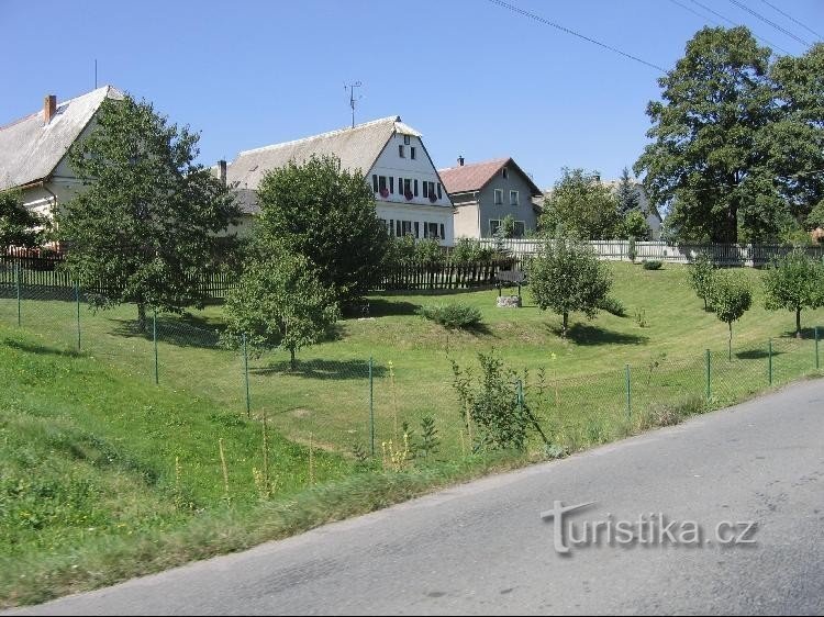 Kaménka: Pohled na část obce