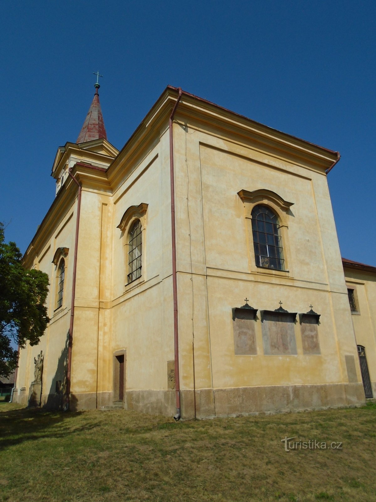 Kostel sv. Máří Magdalény (Heřmanice, 17.8.2018)