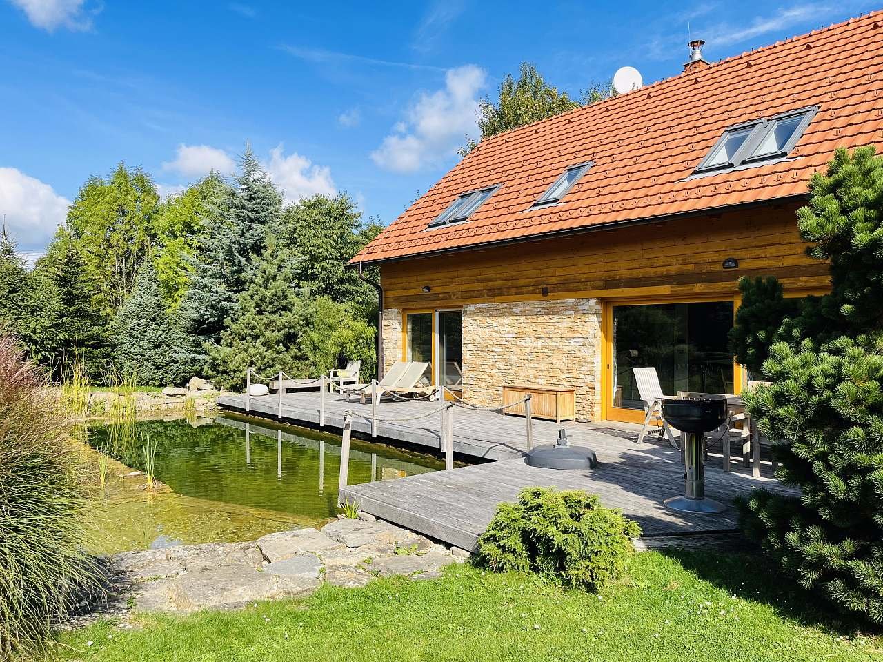 Koupací jezírko Chalupa k pronájmu Vysoká u Jihlavy