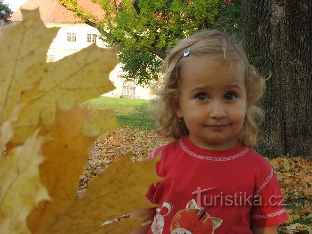 kousek parku a trochu zámku