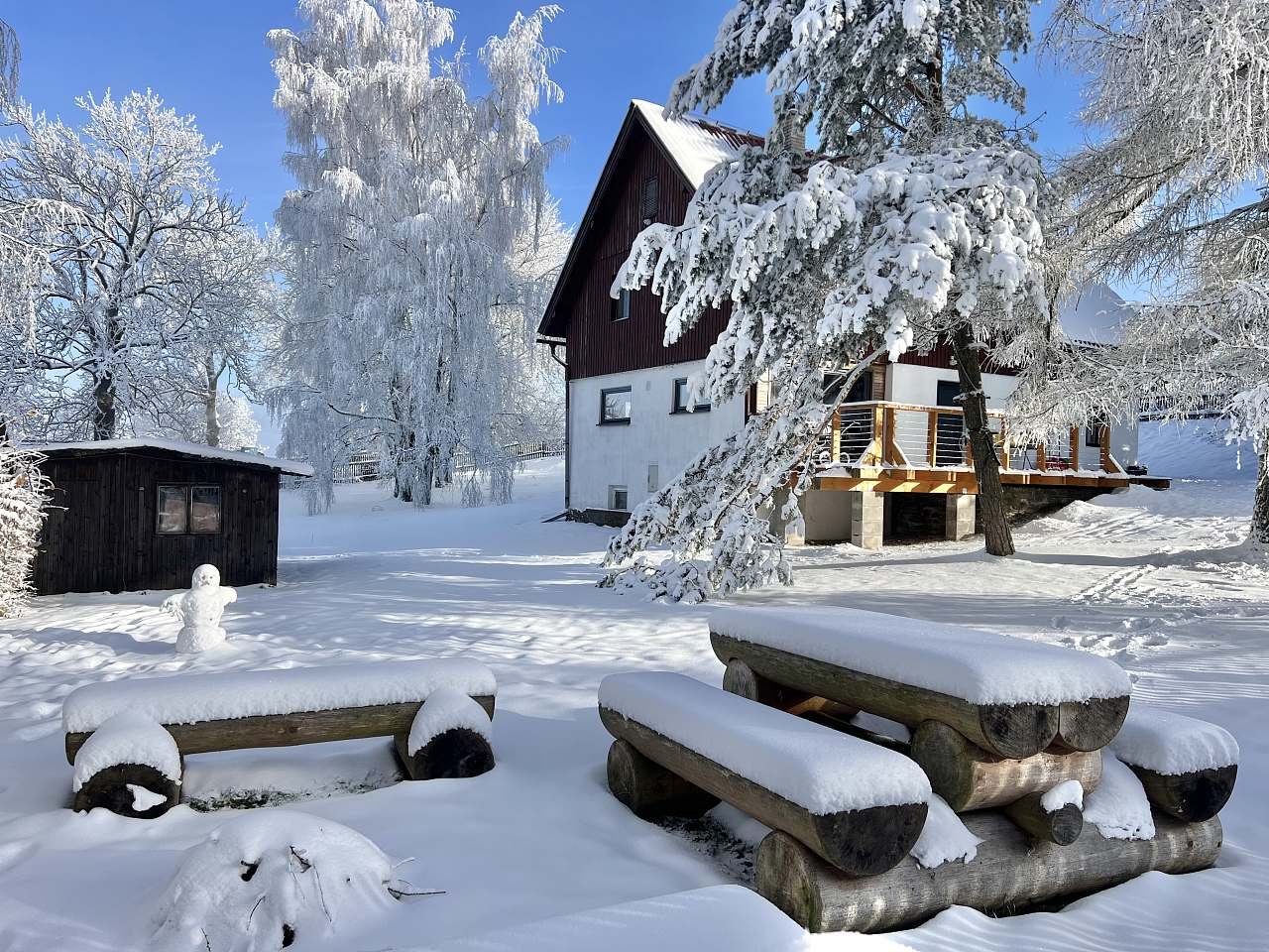 Kouzlo zimy na Basecampu je opět tady.