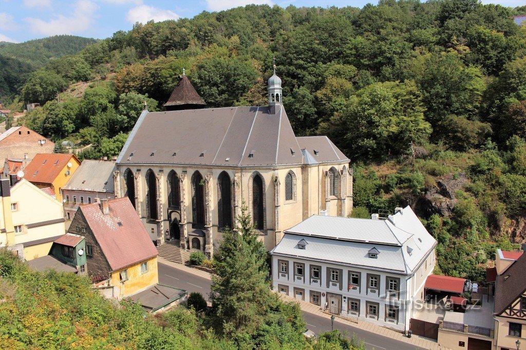 Krupka, kostel Nanebevzetí Panny Marie
