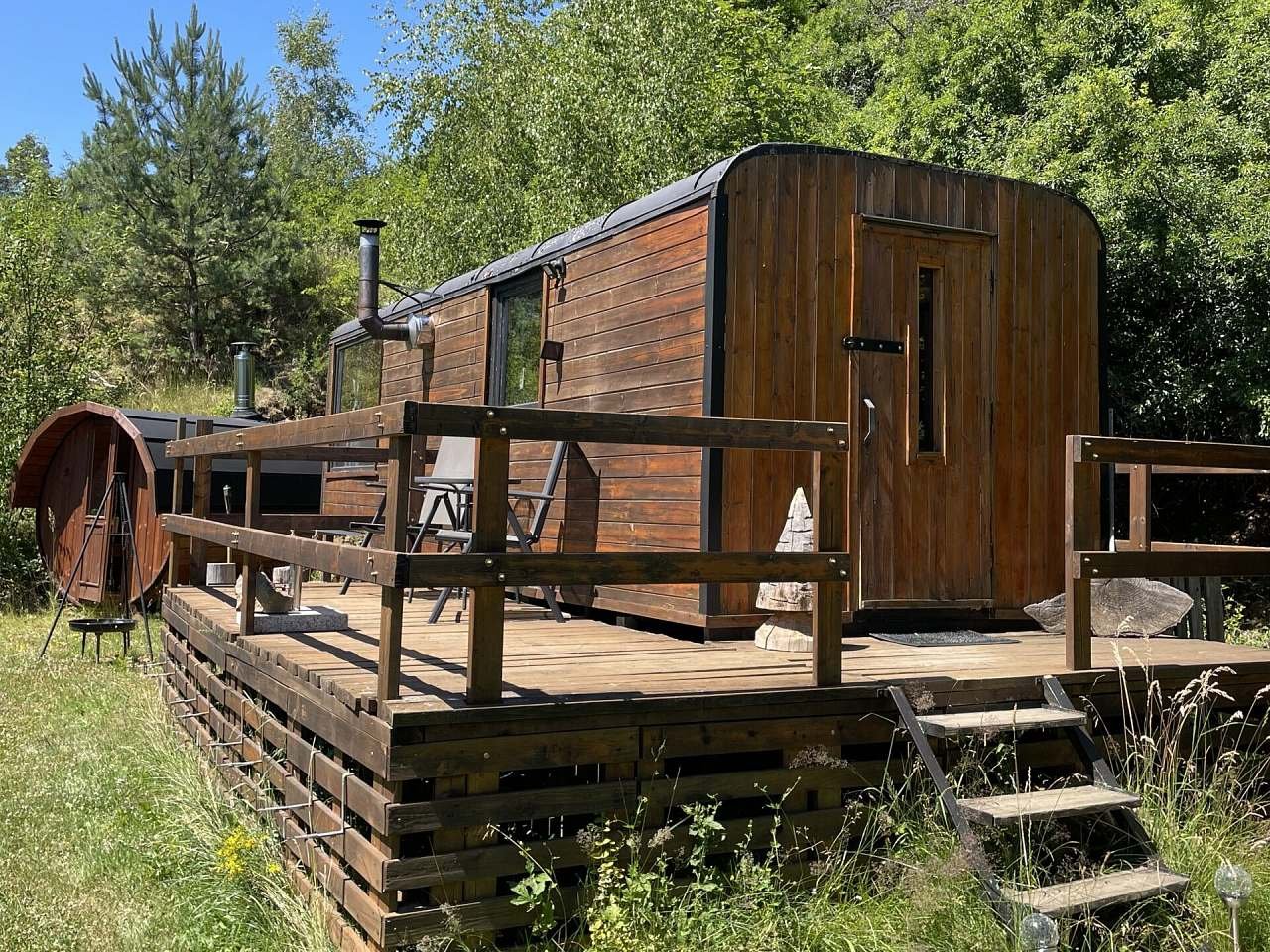 Maringotka se saunou