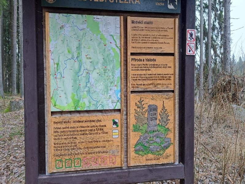 Medvědí stezka na Šumavě