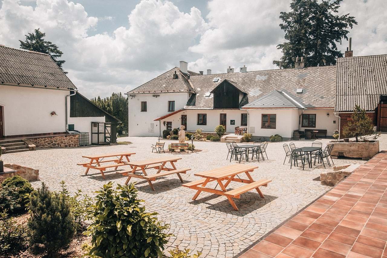 Nádvoří Stříbrného Dvora v Jihlavě