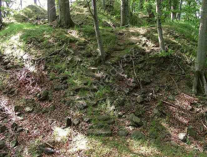 neznámý hrad u Albrechtic