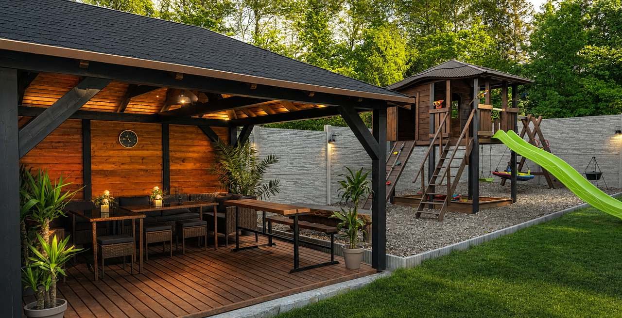 Nová pergola pro klidné posezení s přáteli