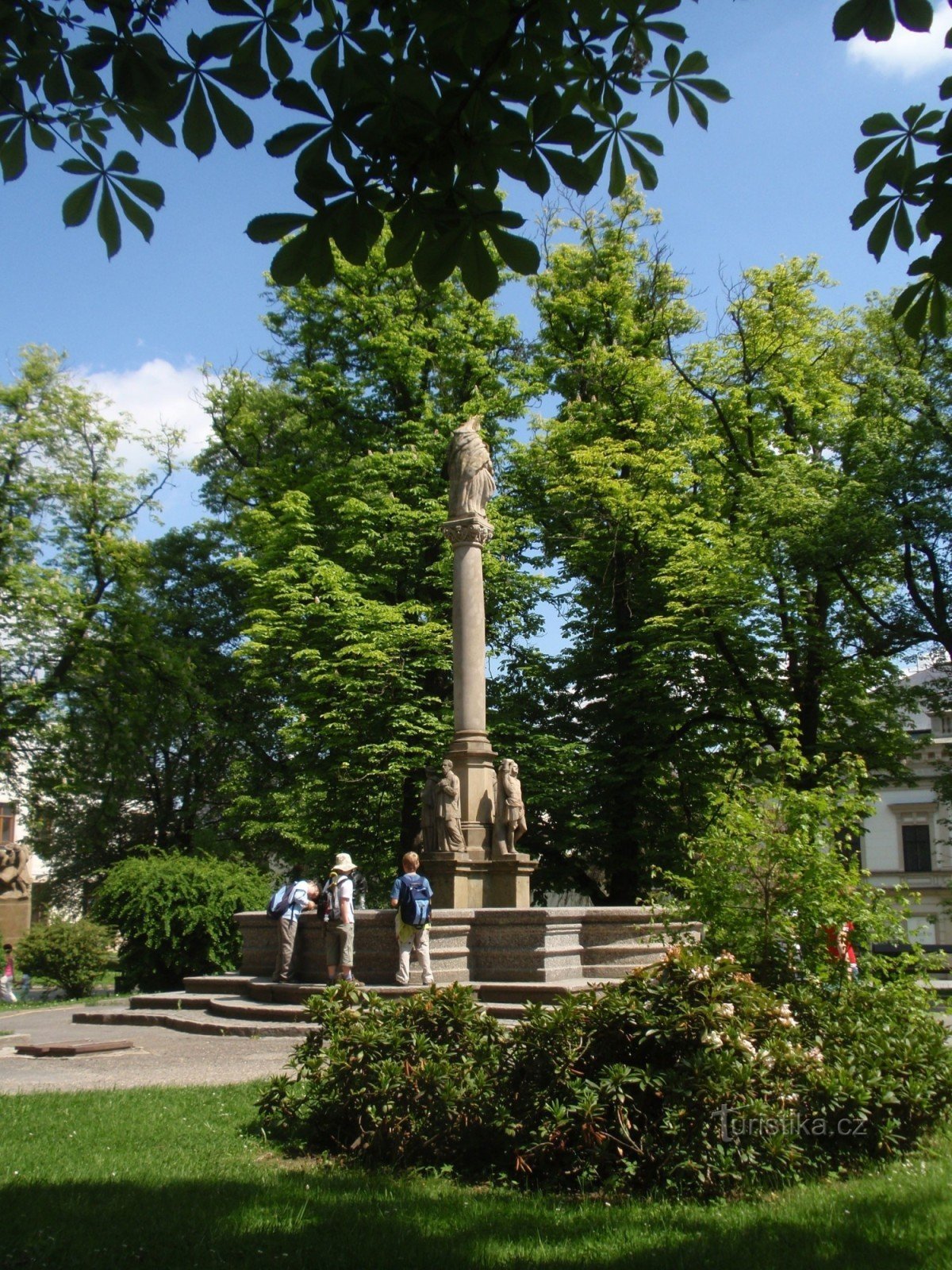 Nové Město na Moravě - sloup sv. Anny