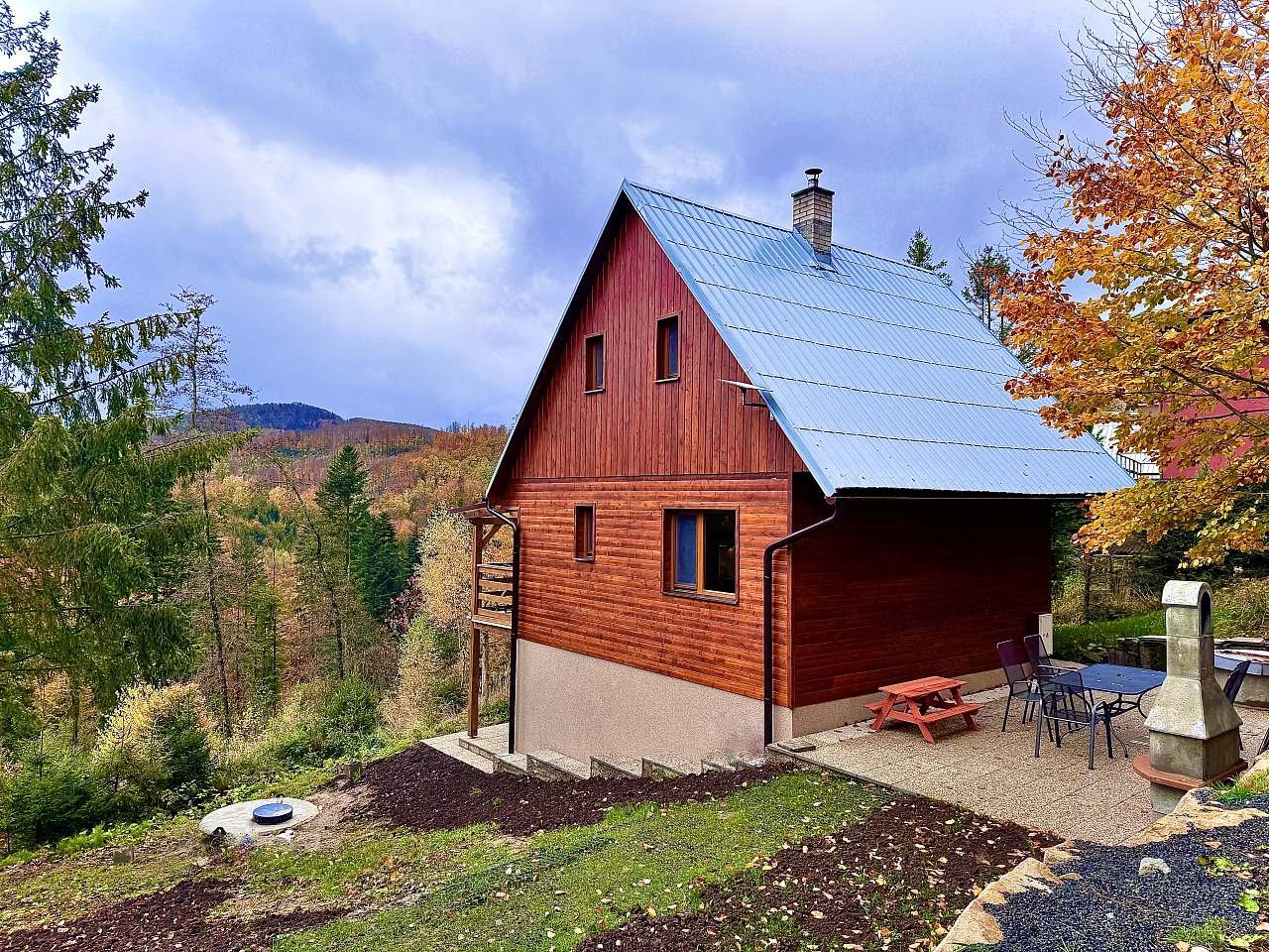 Nově zrekonstruovaná chata