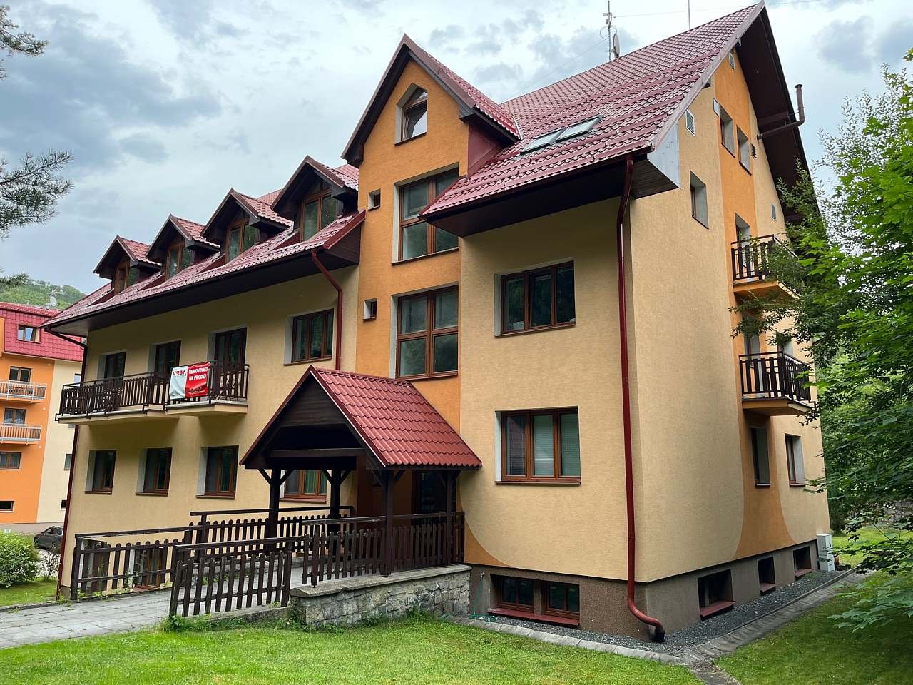 Objekt ve kterém je umístěn apartmán