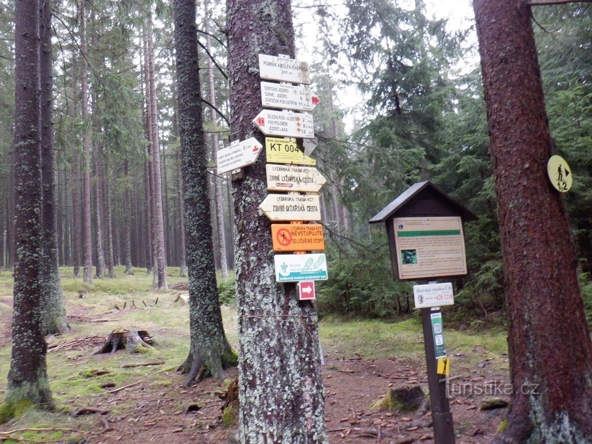 Obrázky ze Šumavy – Železná Ruda a pomník Adolfa Kašpara