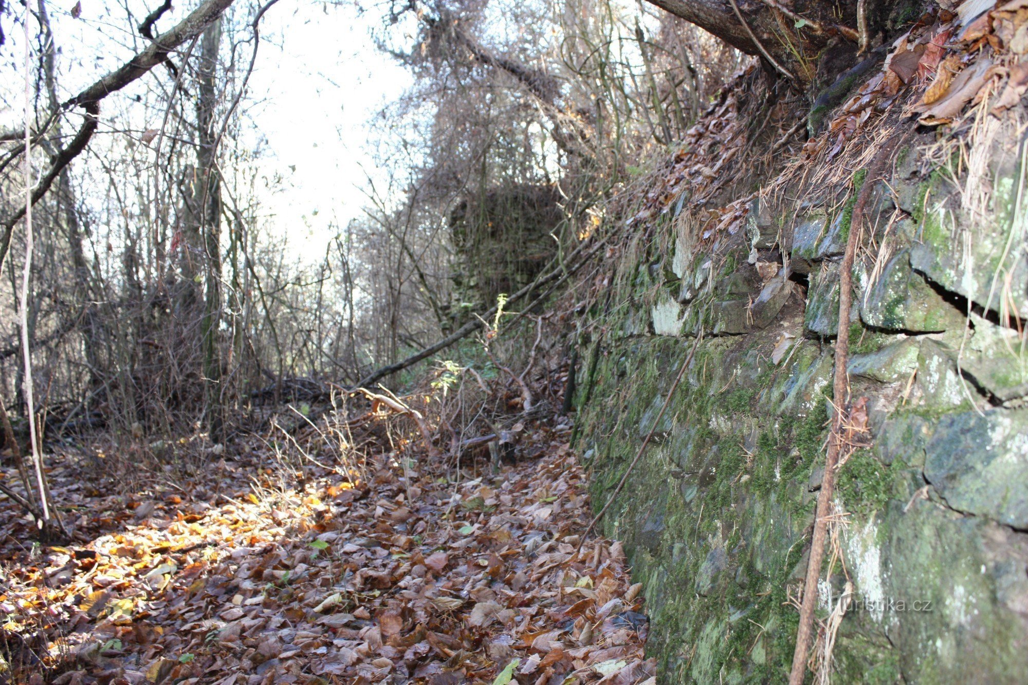 Opěrný pilíř hradu