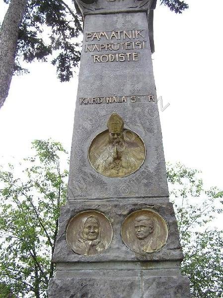 Památník na rodiště olomouckého arcibiskupa Františka Saleského Bauera