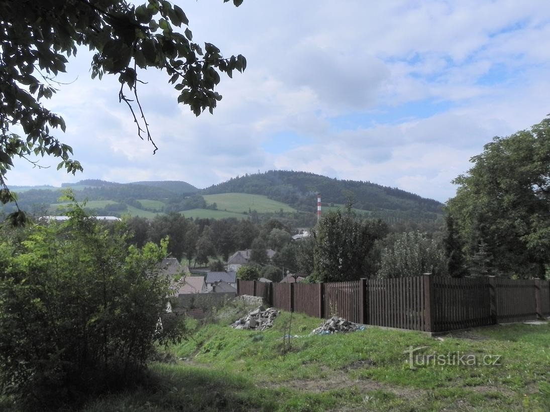 Pastvisko, pohled ze Křížového vrchu