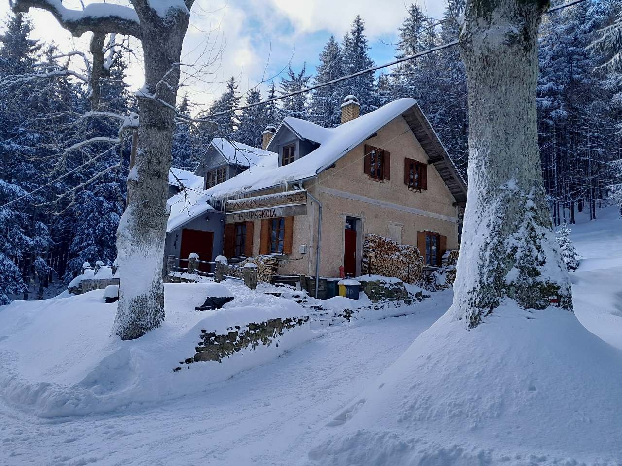 Pohádková zima na Chalupě Škola 800 m.n.m.