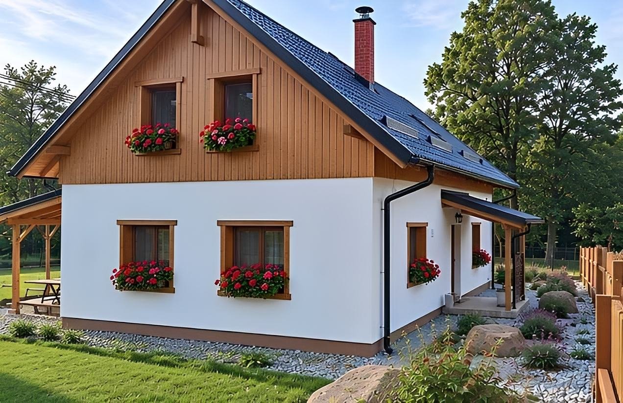 Pohled od silnice