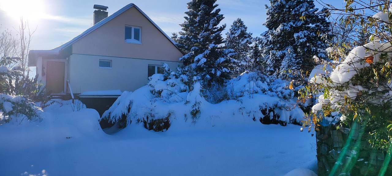 Pohled z cesty, zima