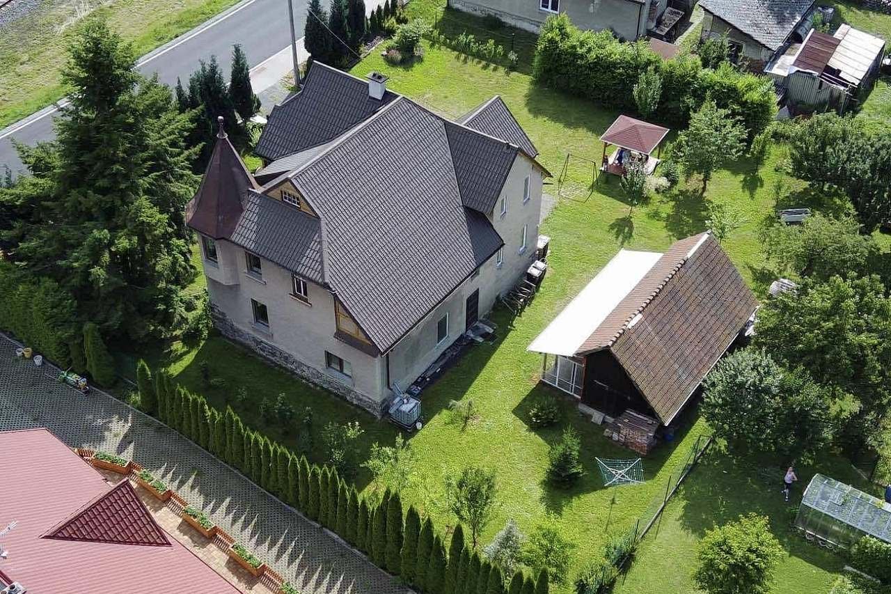 Pohled z výšky Vila Janička