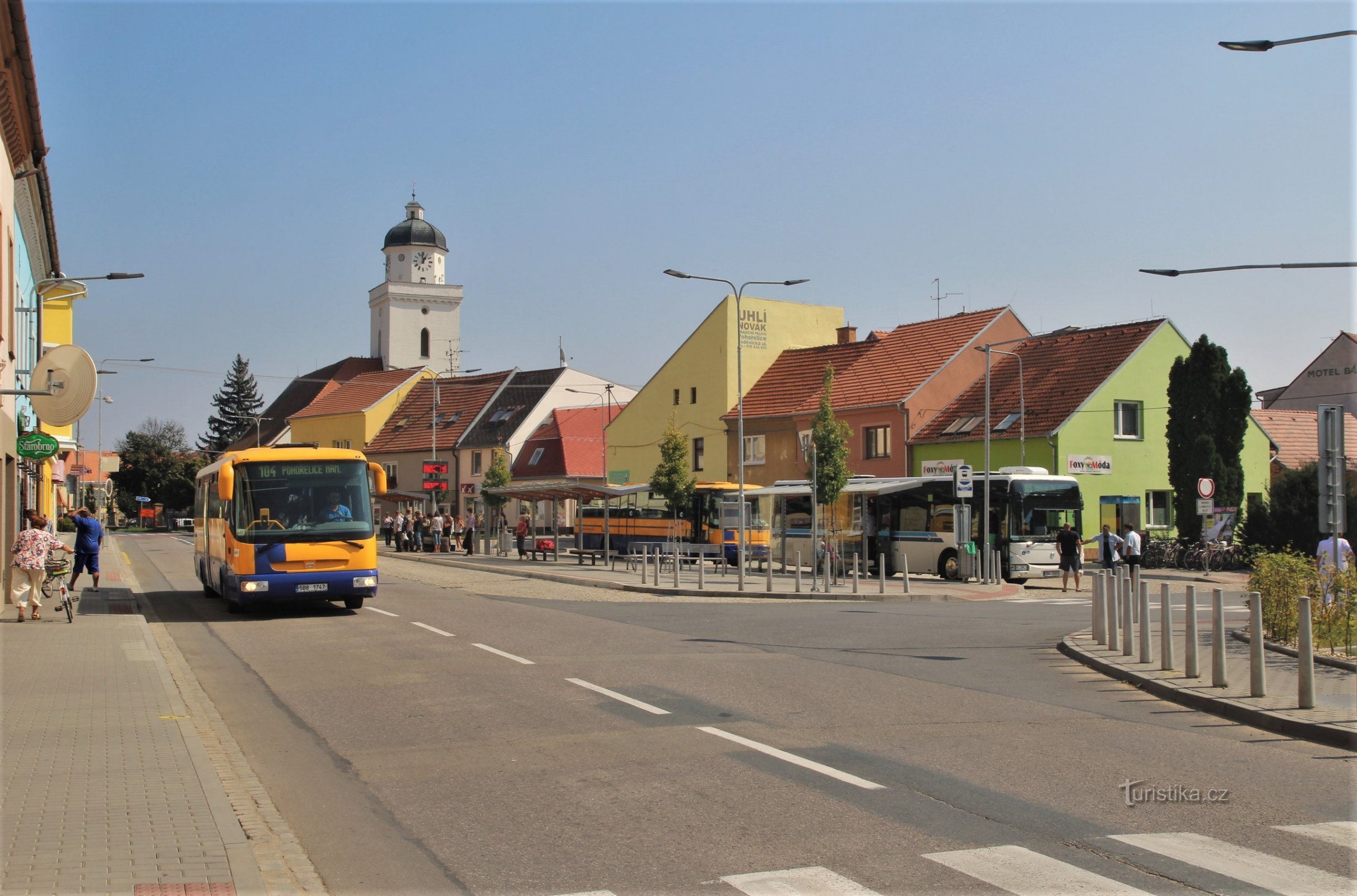 Pohořelice - autobusová stanoviště