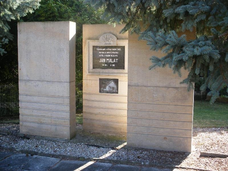 pomník Janu Malátovi