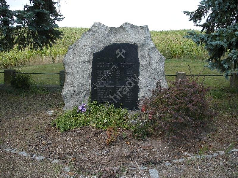 pomník obětem důlní katastrofy
