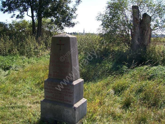 pomník padlým z bitvy u Tovačova 15.7.1866