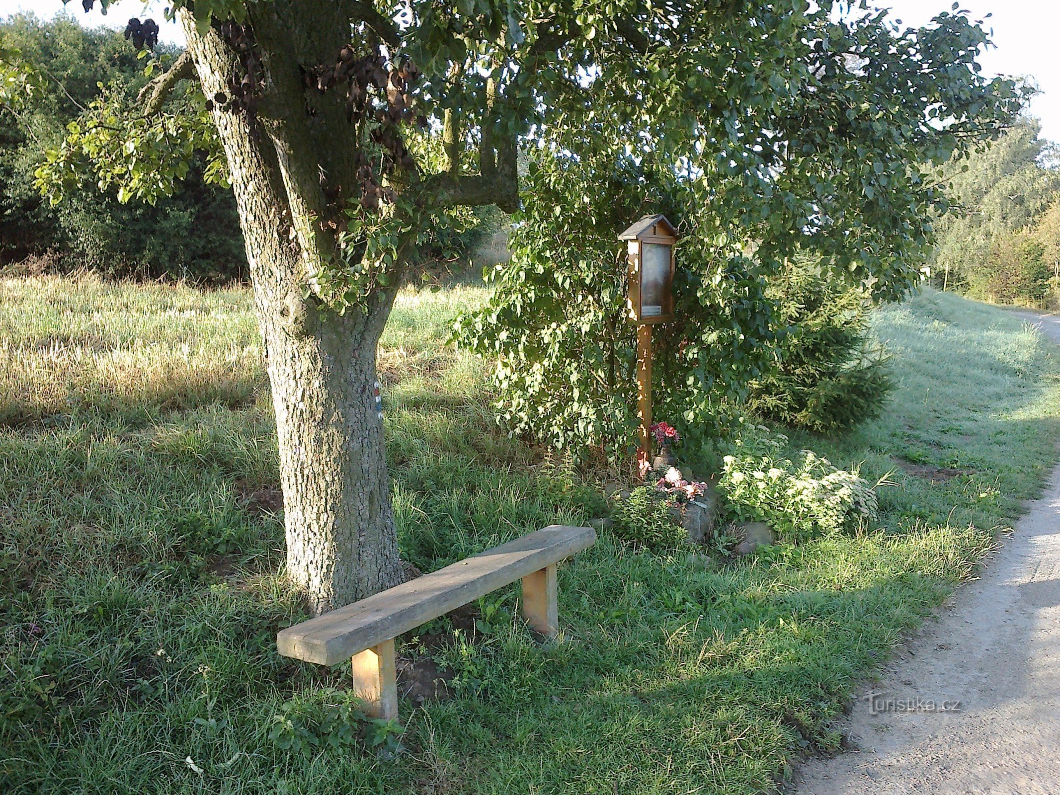 Posezení před Malým Hradiskem