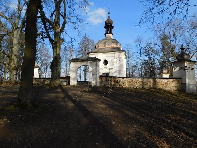 poutní areál s kaplí sv. Jana Nepomuckého