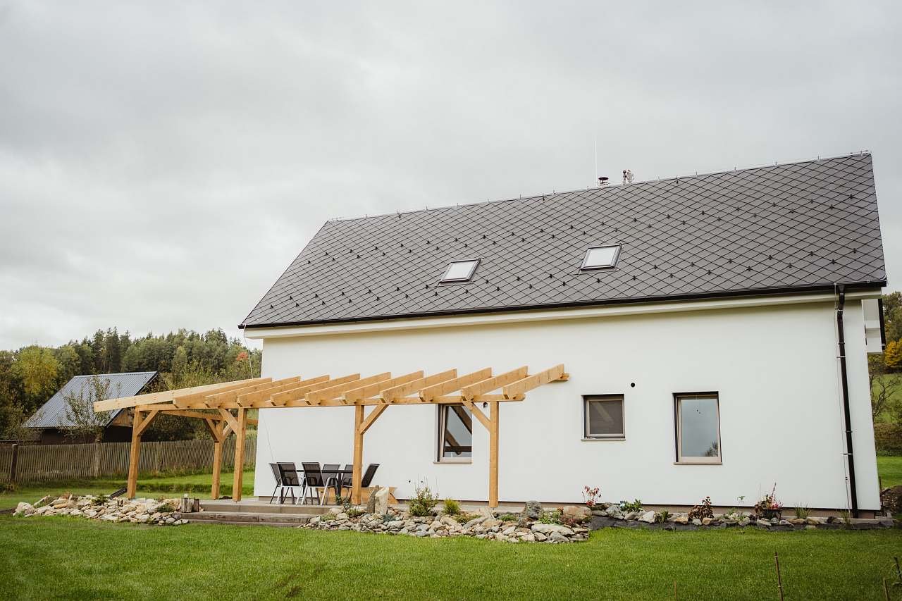 Prázdninový dům Sobotín chata zvenku