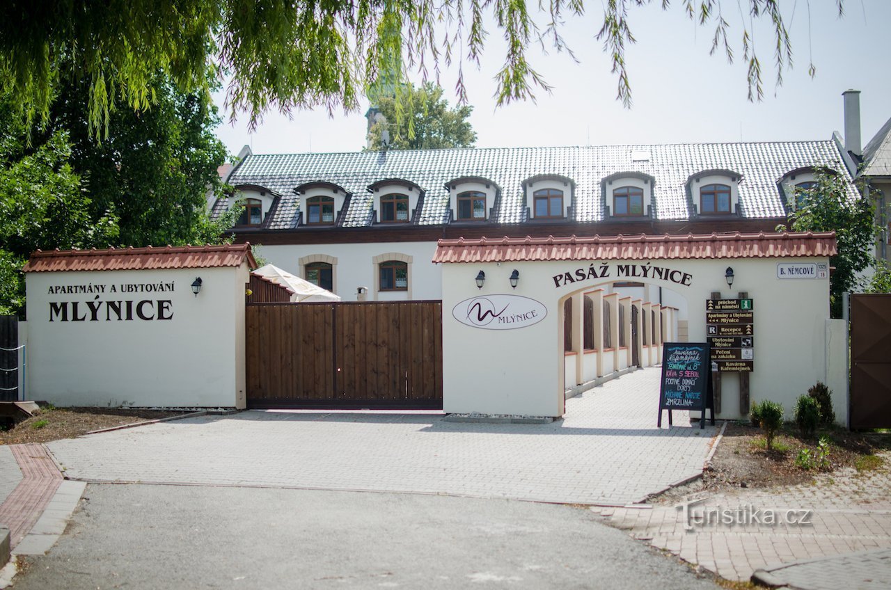 Příjezd do Mlýnice