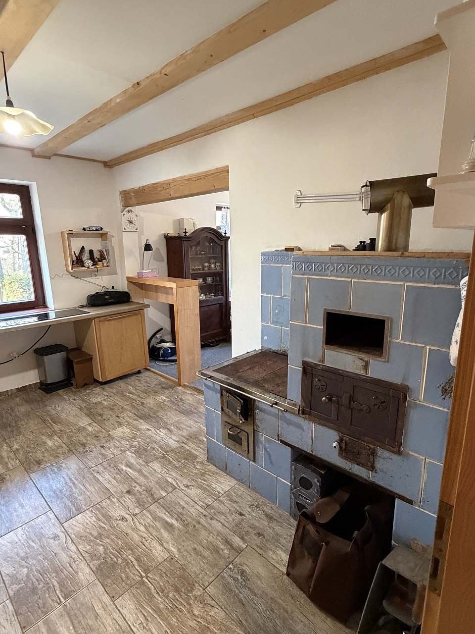 původní kachlová kamna